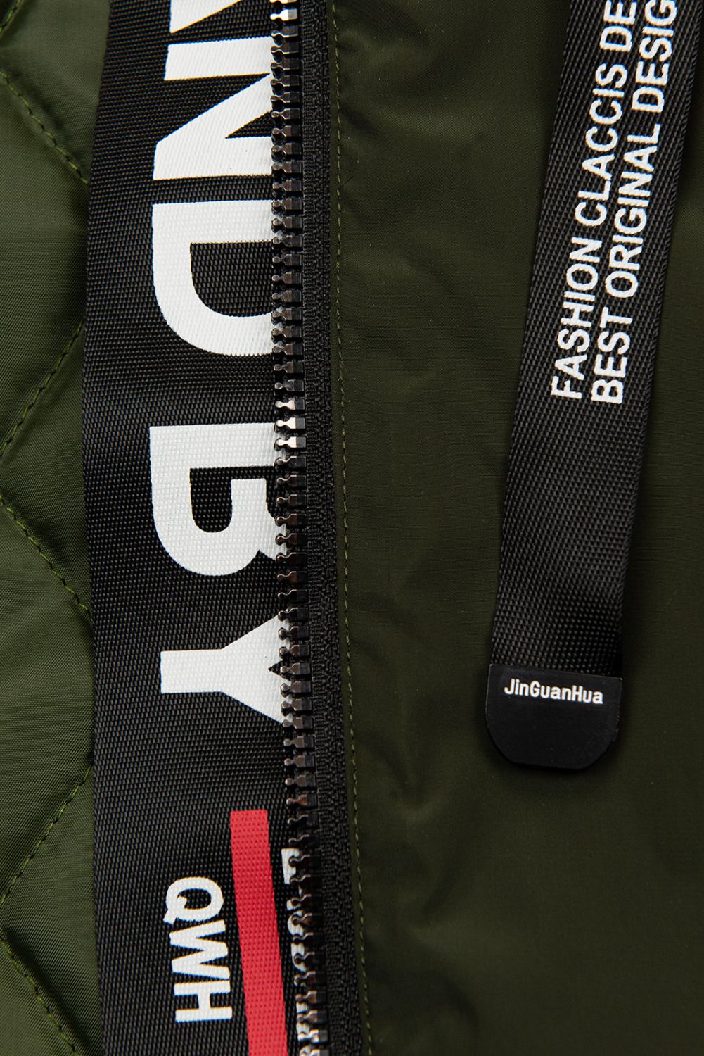 Khaki predĺžený plášť/parka