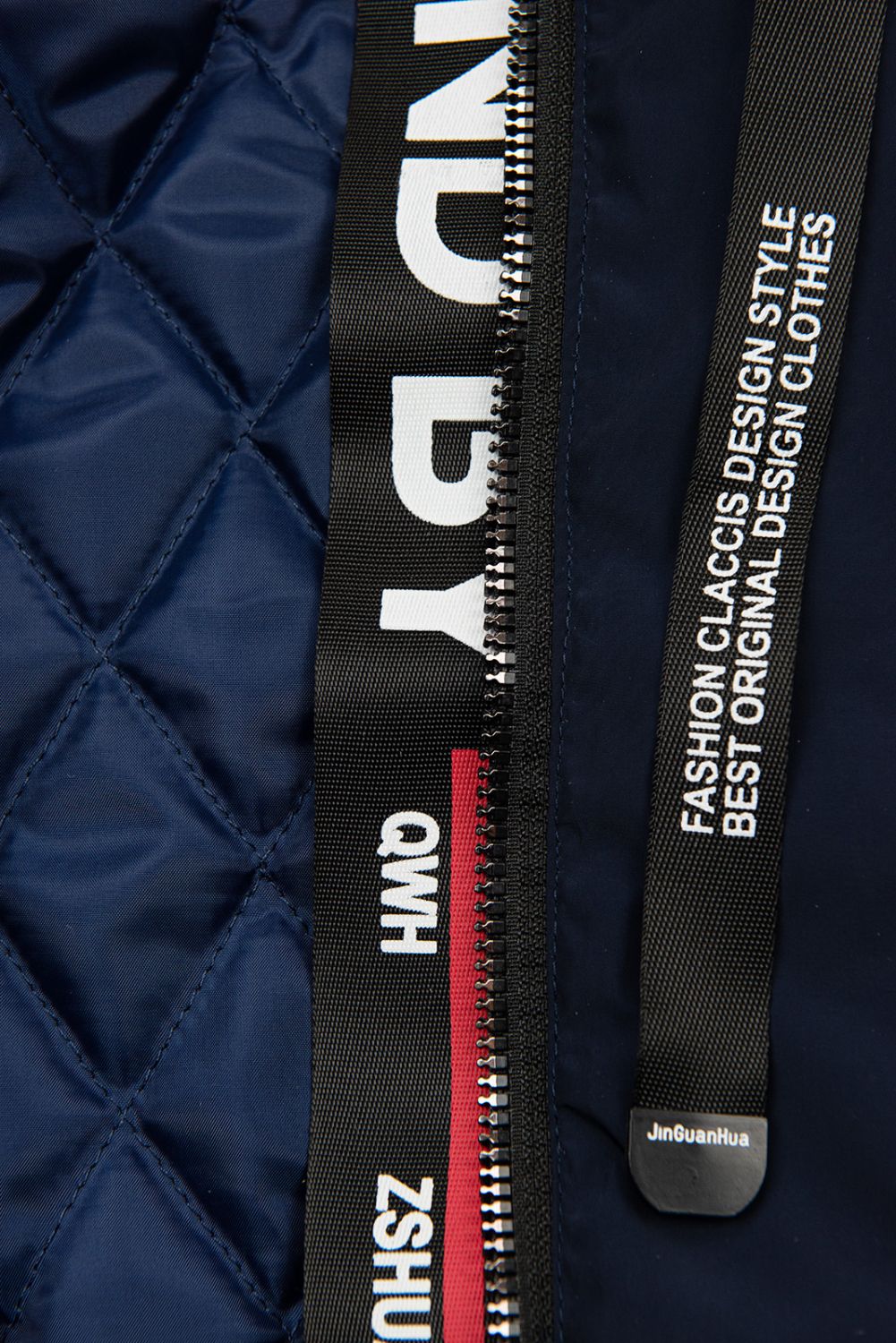 Tmavomodrý predĺžený plášť/parka