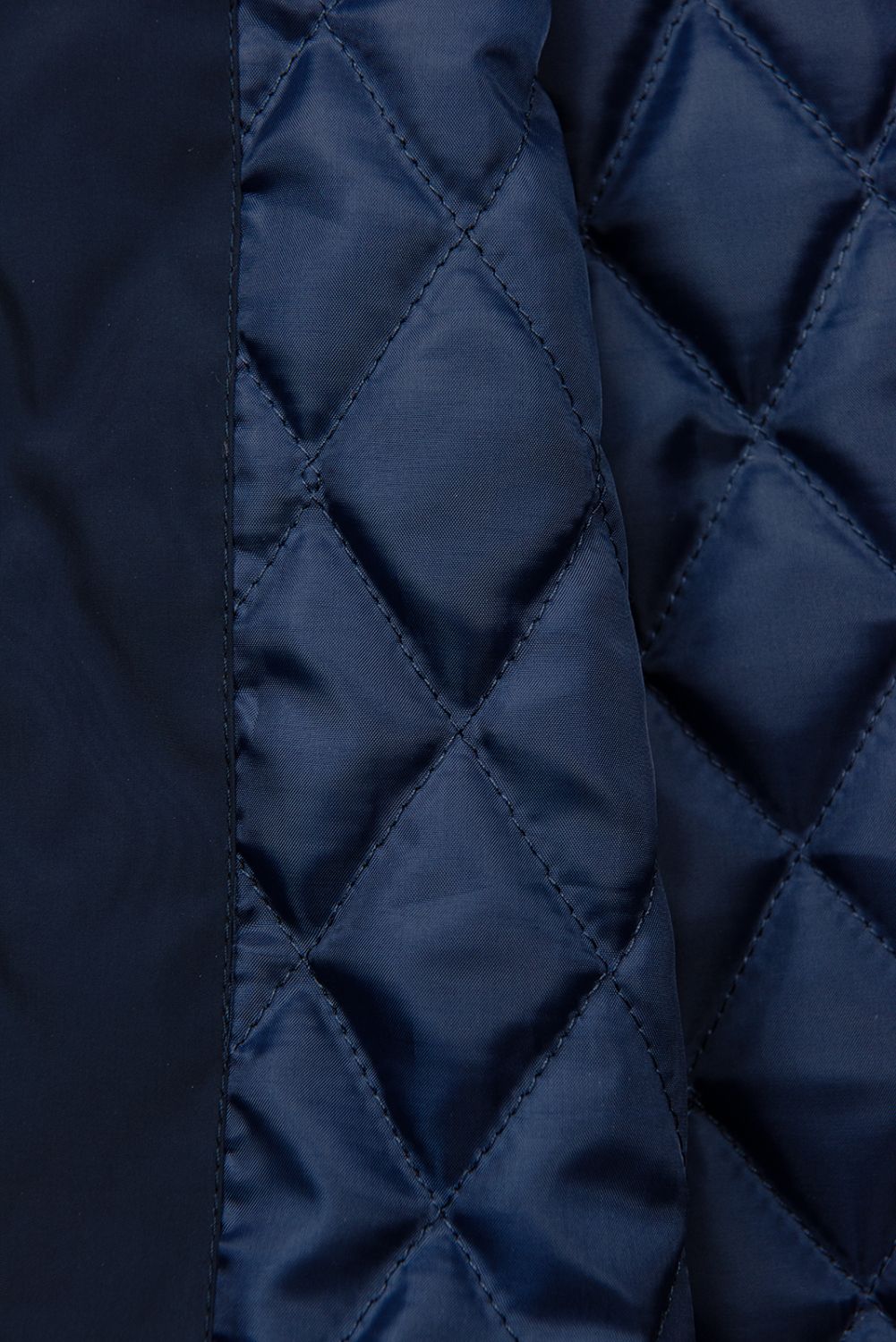 Tmavomodrý predĺžený plášť/parka