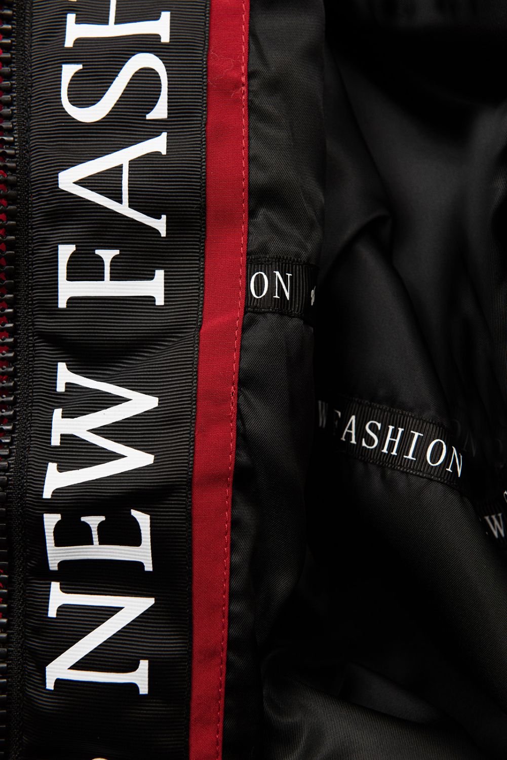 Ľahká prechodná parka FASHION červená