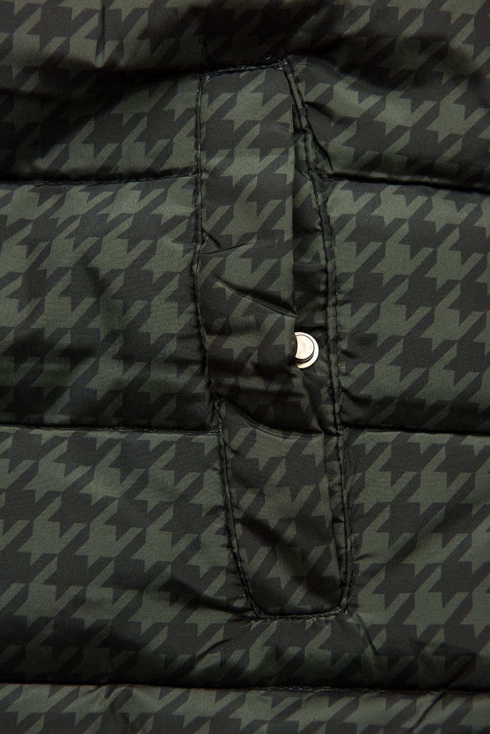 Khaki obojstranná parka na zimu