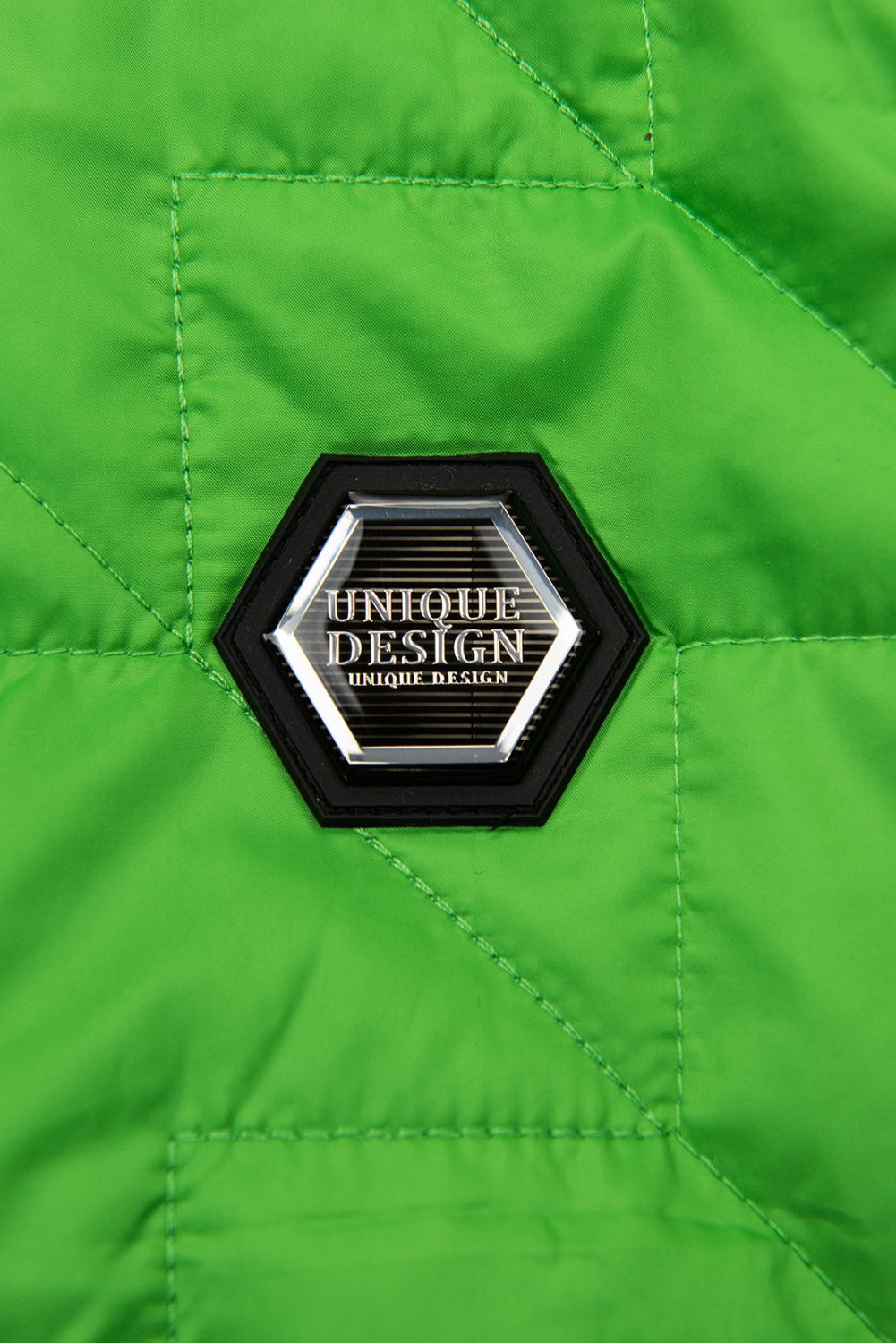 Zelená prešívaná bomber bunda