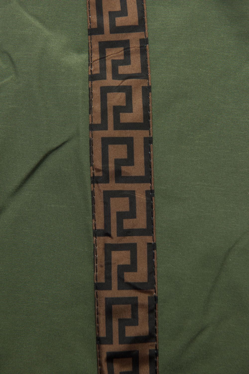Obojstranná parka so vzorom khaki/hnedá