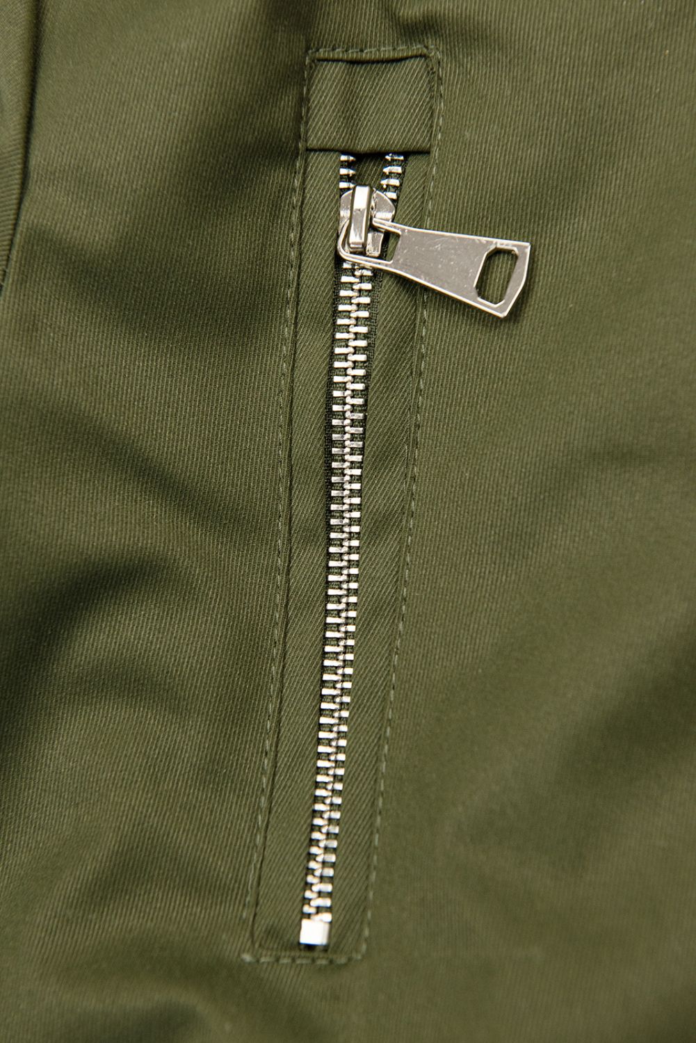Khaki parka s vyberateľným plyšovým futrom