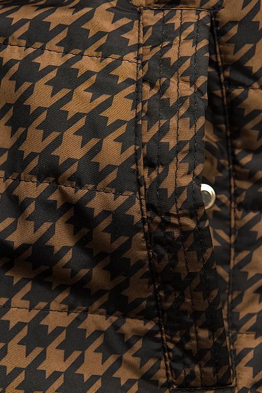 Obojstranná prechodná parka khaki/hnedá pepito
