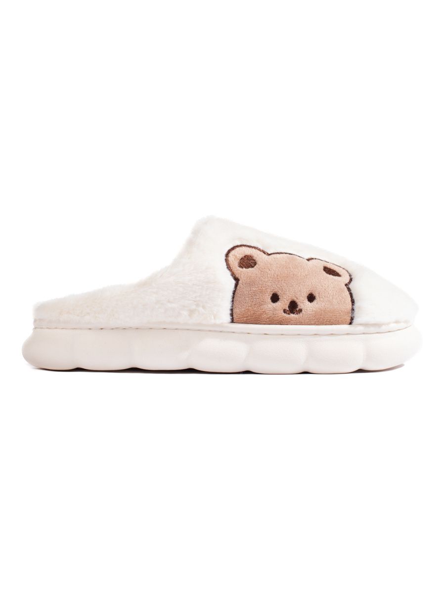 Biele dámske papuče BEAR