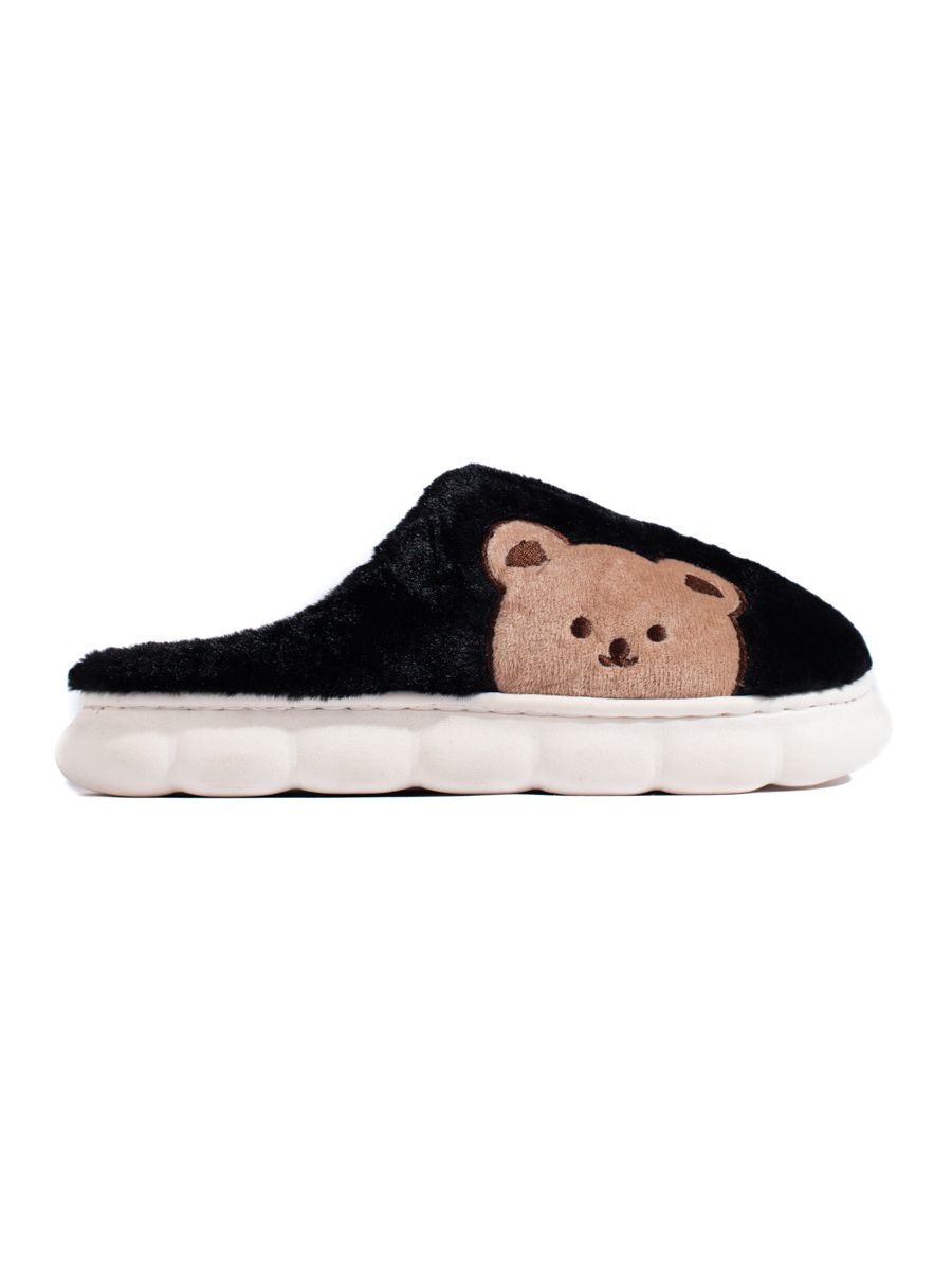 Čierne dámske papuče BEAR