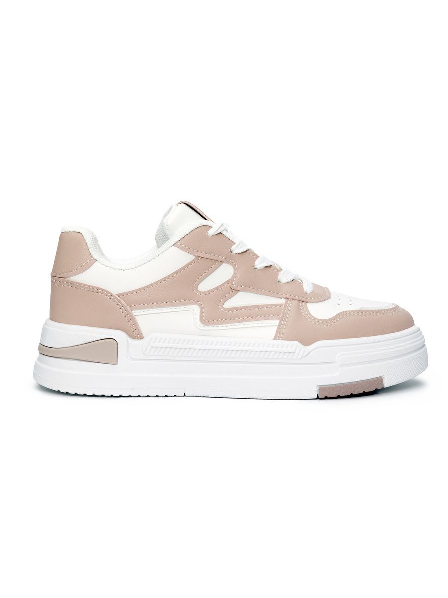 Ružové dámske sneakersy na platforme
