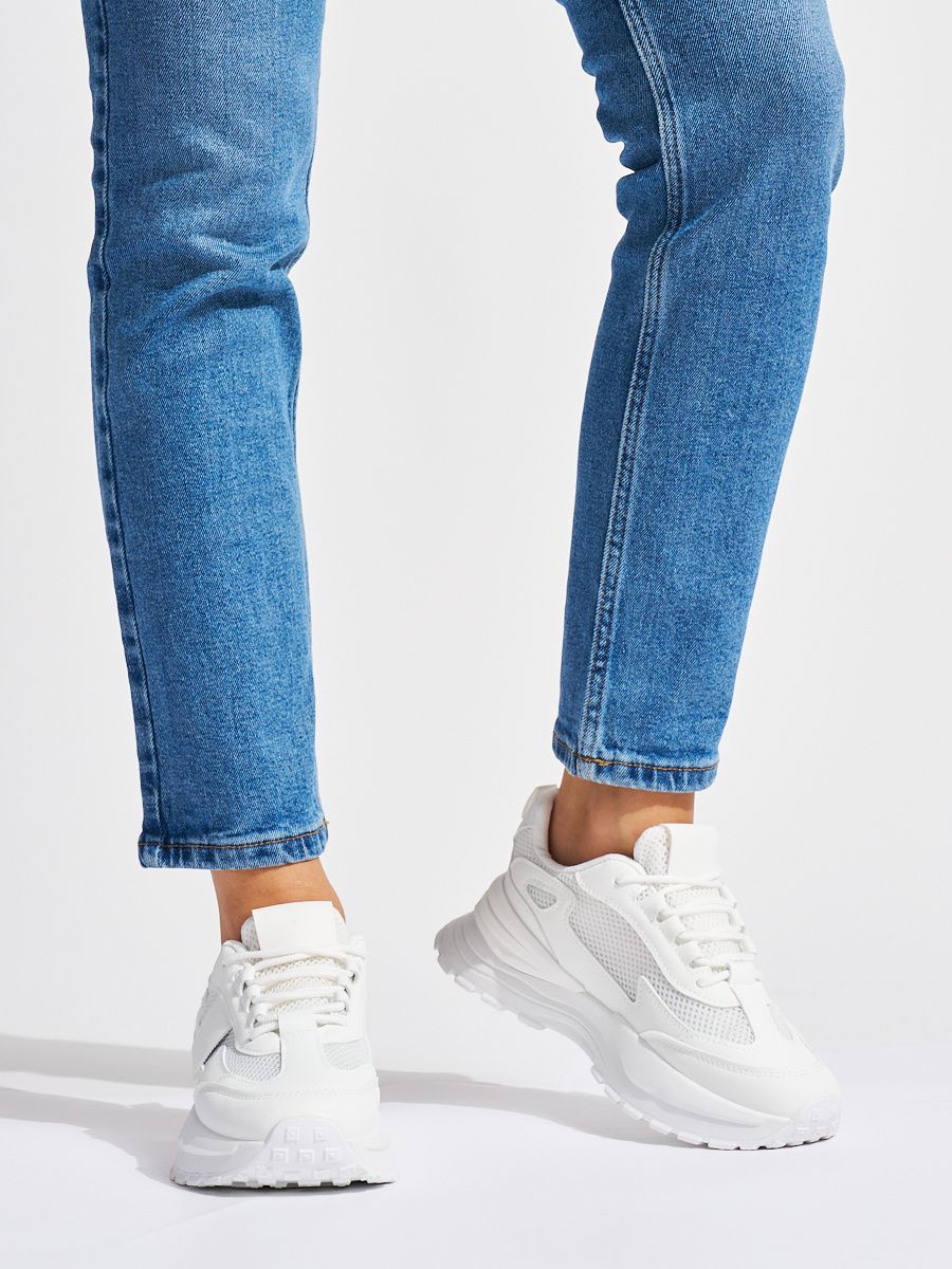 Biele dámske sneakersy
