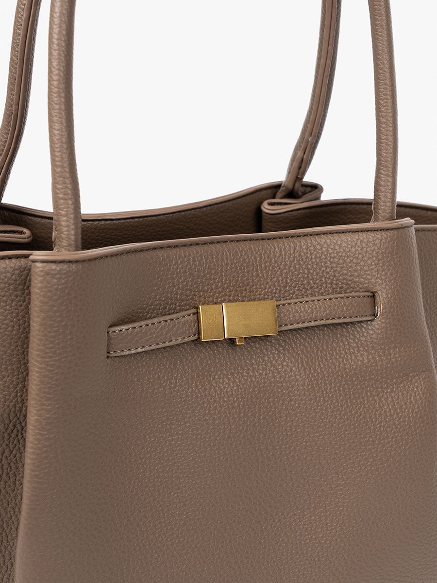 Béžová shopper taška