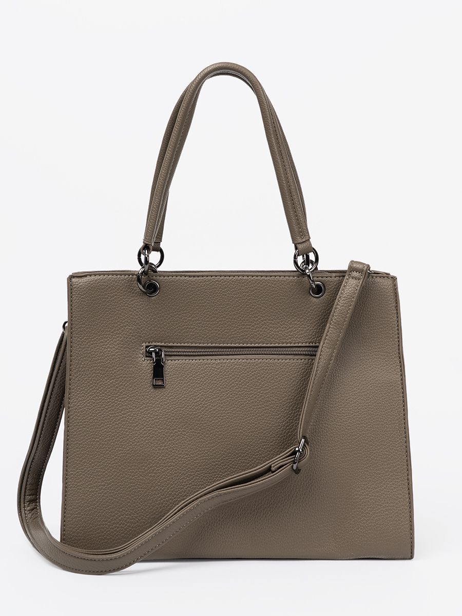 Elegantná kabelka TOTE tmavobéžová