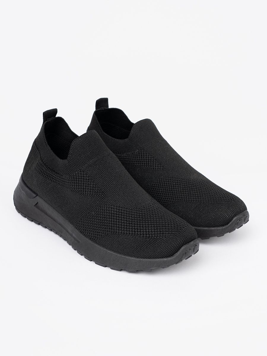 Čierne slip-on tenisky