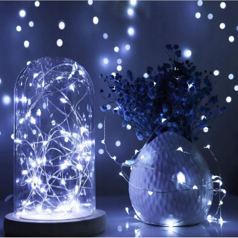 Vianočné svetlá - 200 LED, 20m, biela