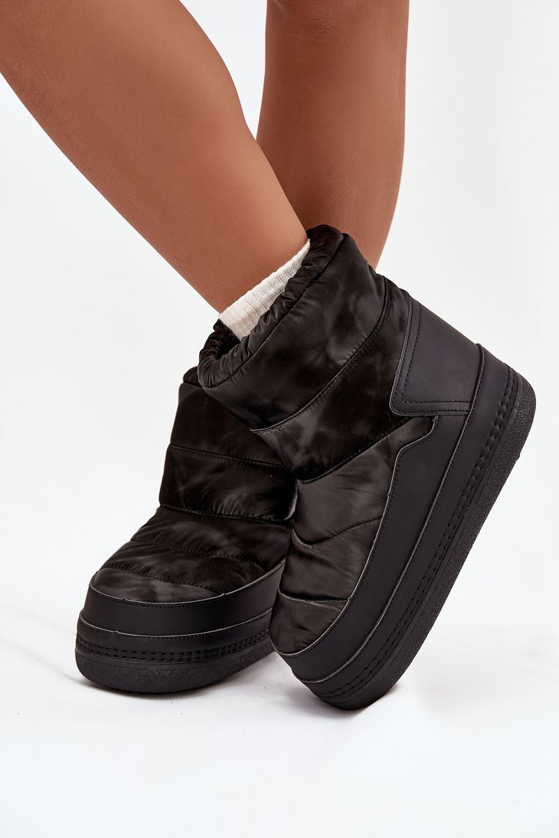 Čierne snehule z ekokože