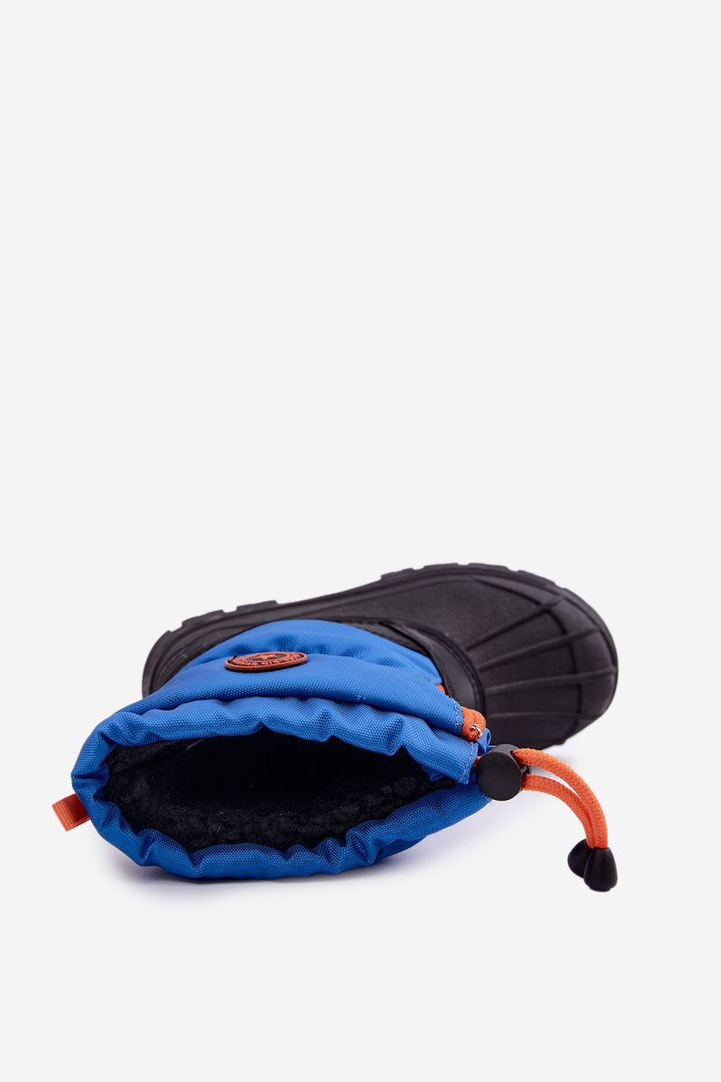 Modré snehule na zips