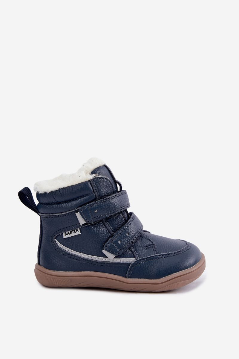 Kožené barefoot snehule modré