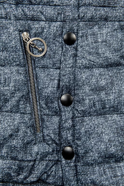 Jeans modrá tmavá ľahká jarná bunda