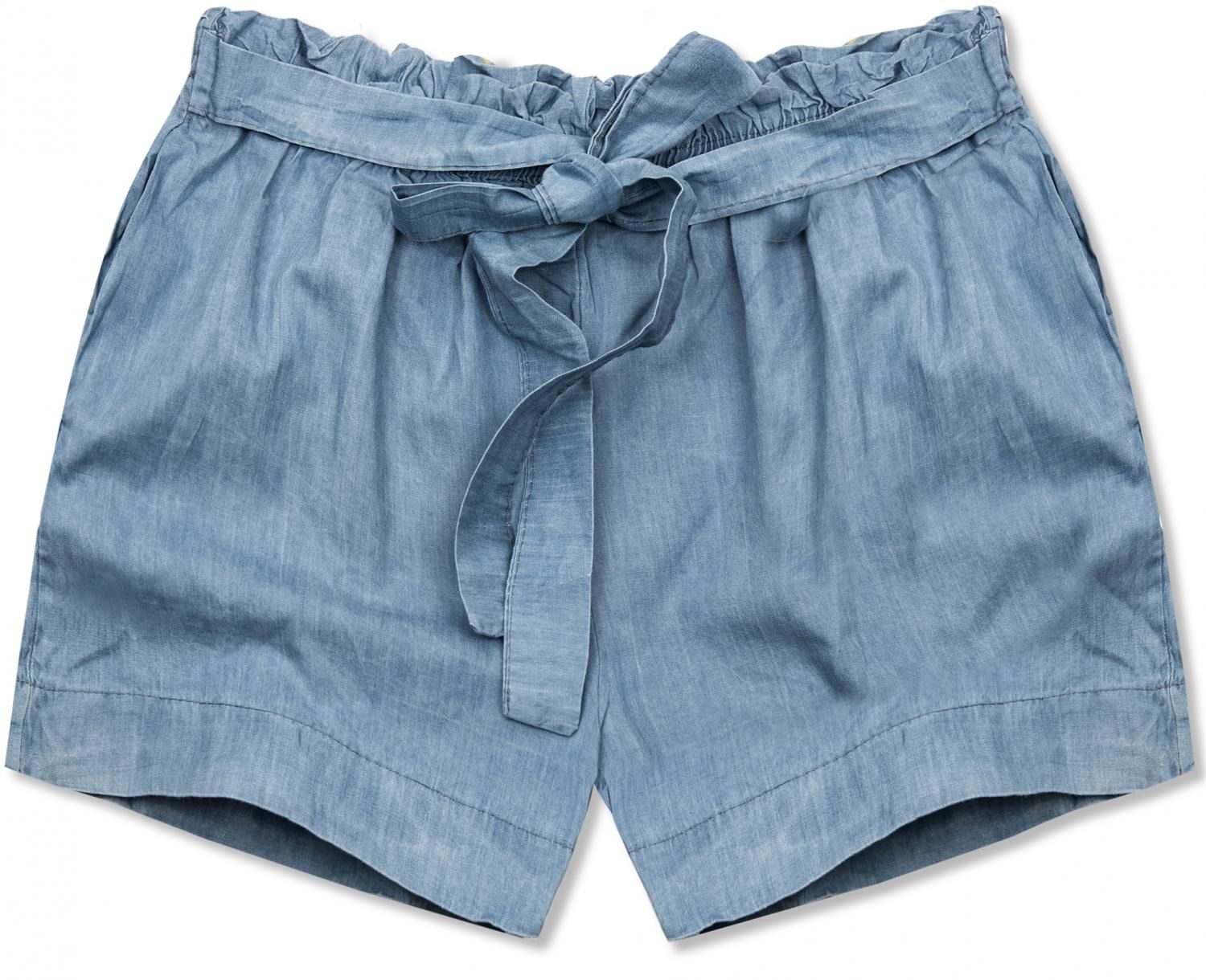 Bavlnené jeans modré šortky