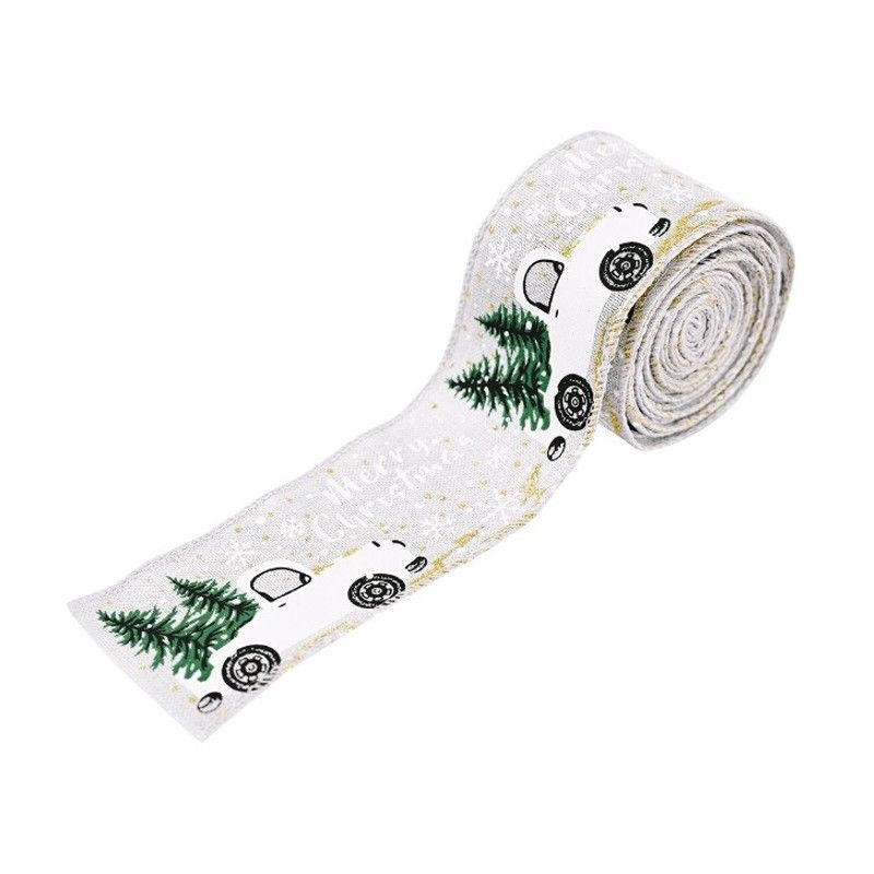Vianočná stuha DRIVING 5cm x 5m