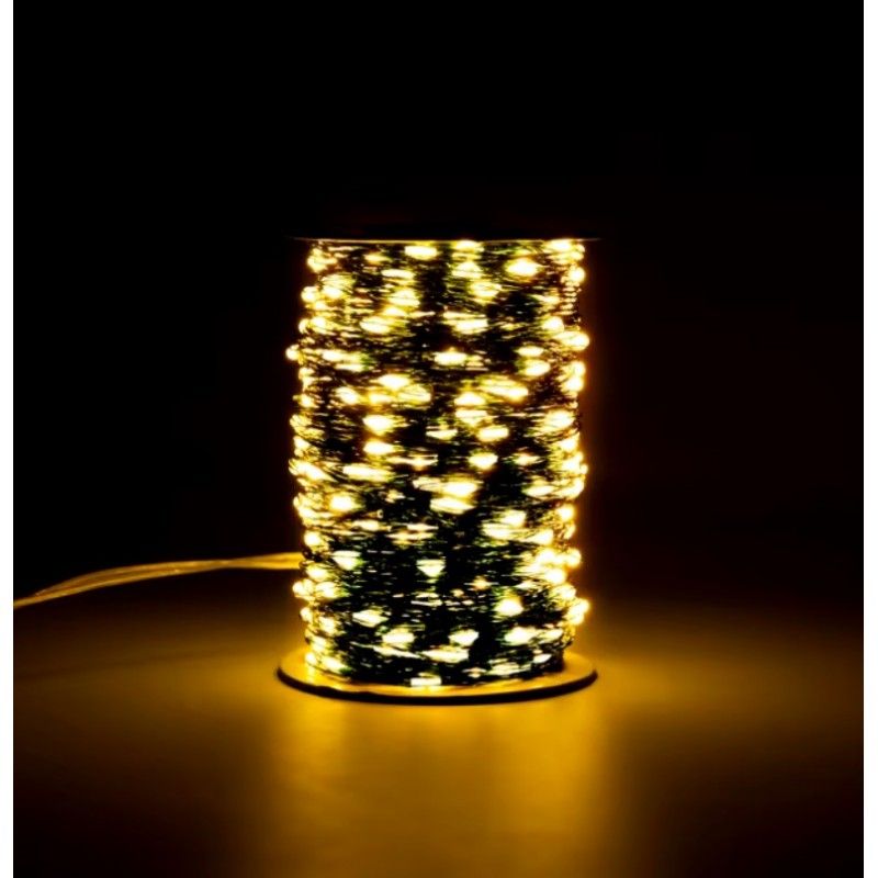 Vianočné svetlá - 500 LED, 50m, teplá biela