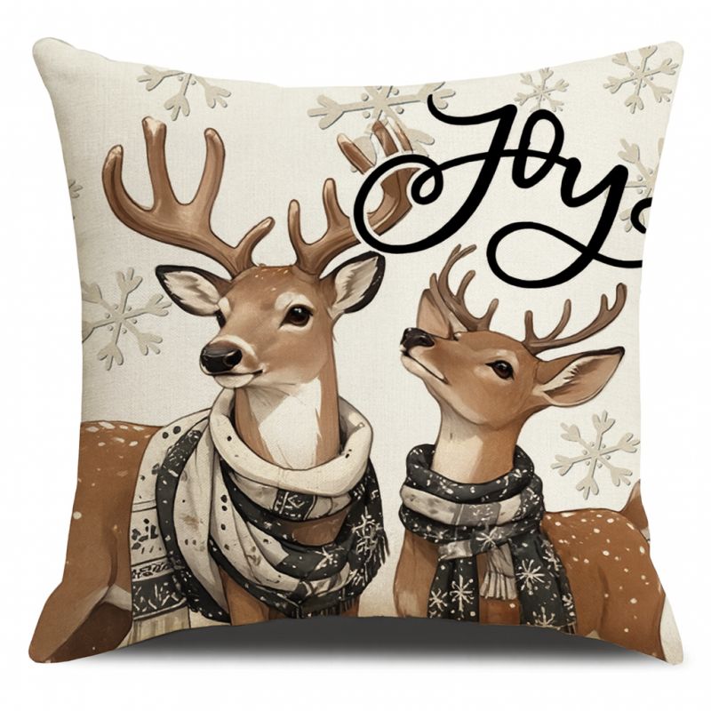 Vianočná obliečka na vankúš JOY 45 cm x 45 cm