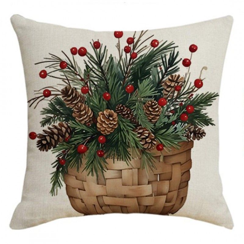 Vianočná obliečka na vankúš BOHO 45 cm x 45 cm