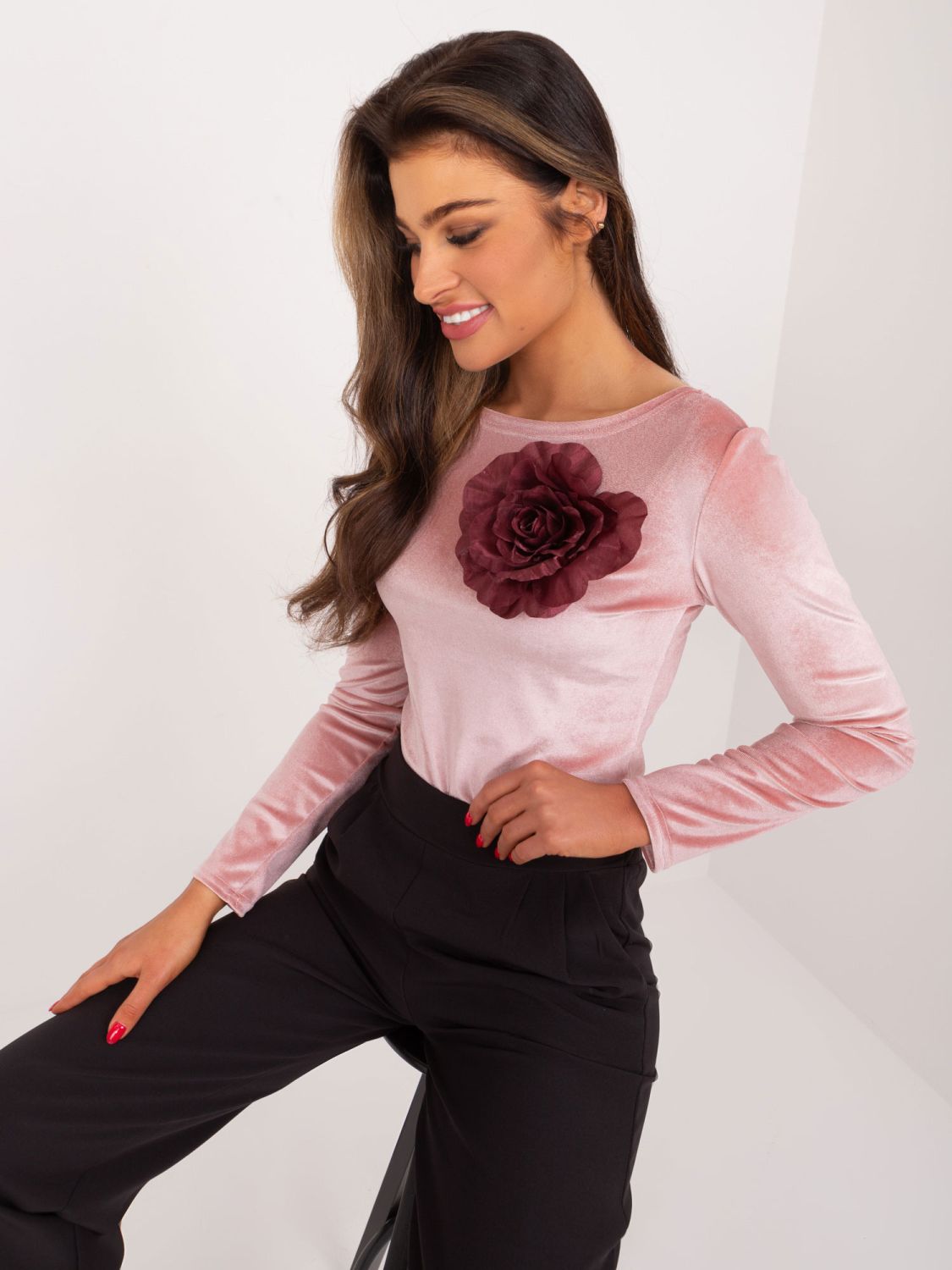 Elegantné body vo svetloružovej