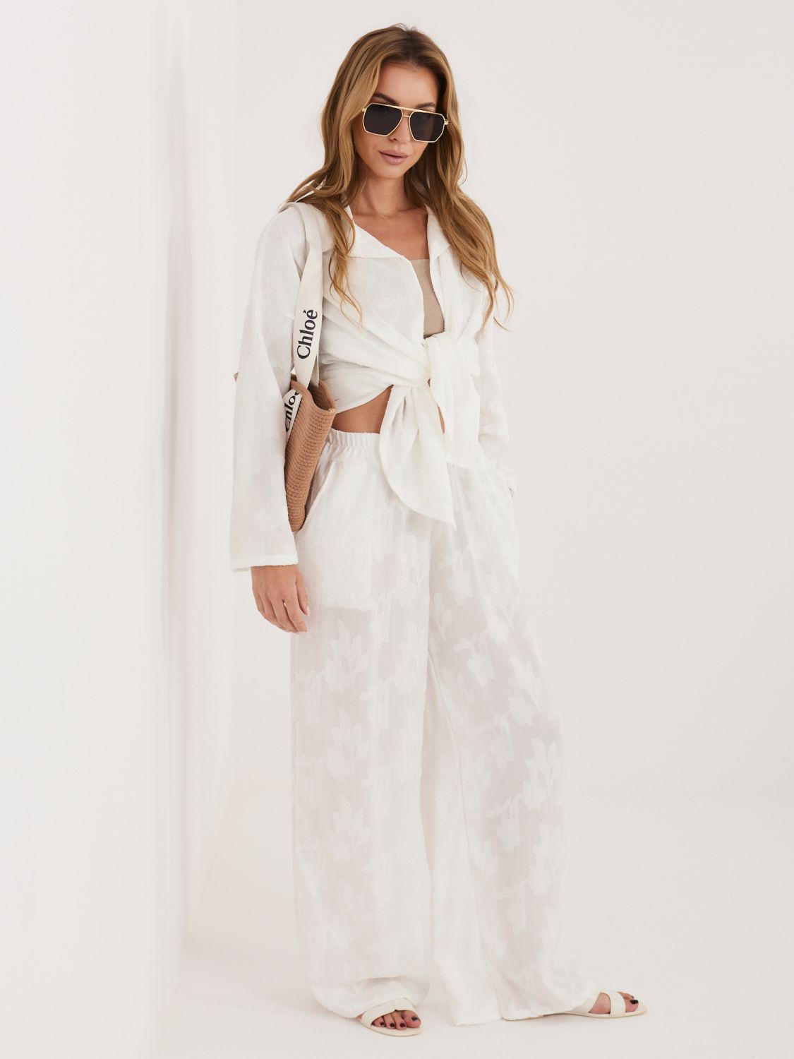 Biely dámsky komplet