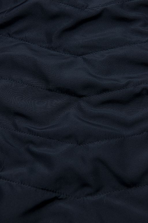 Parka s odopínateľnou kapucňou červená/modrá