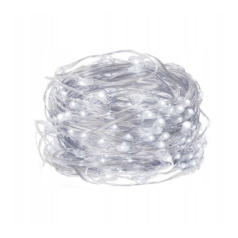 Vianočné svetlá - 200 LED, 20m, biela