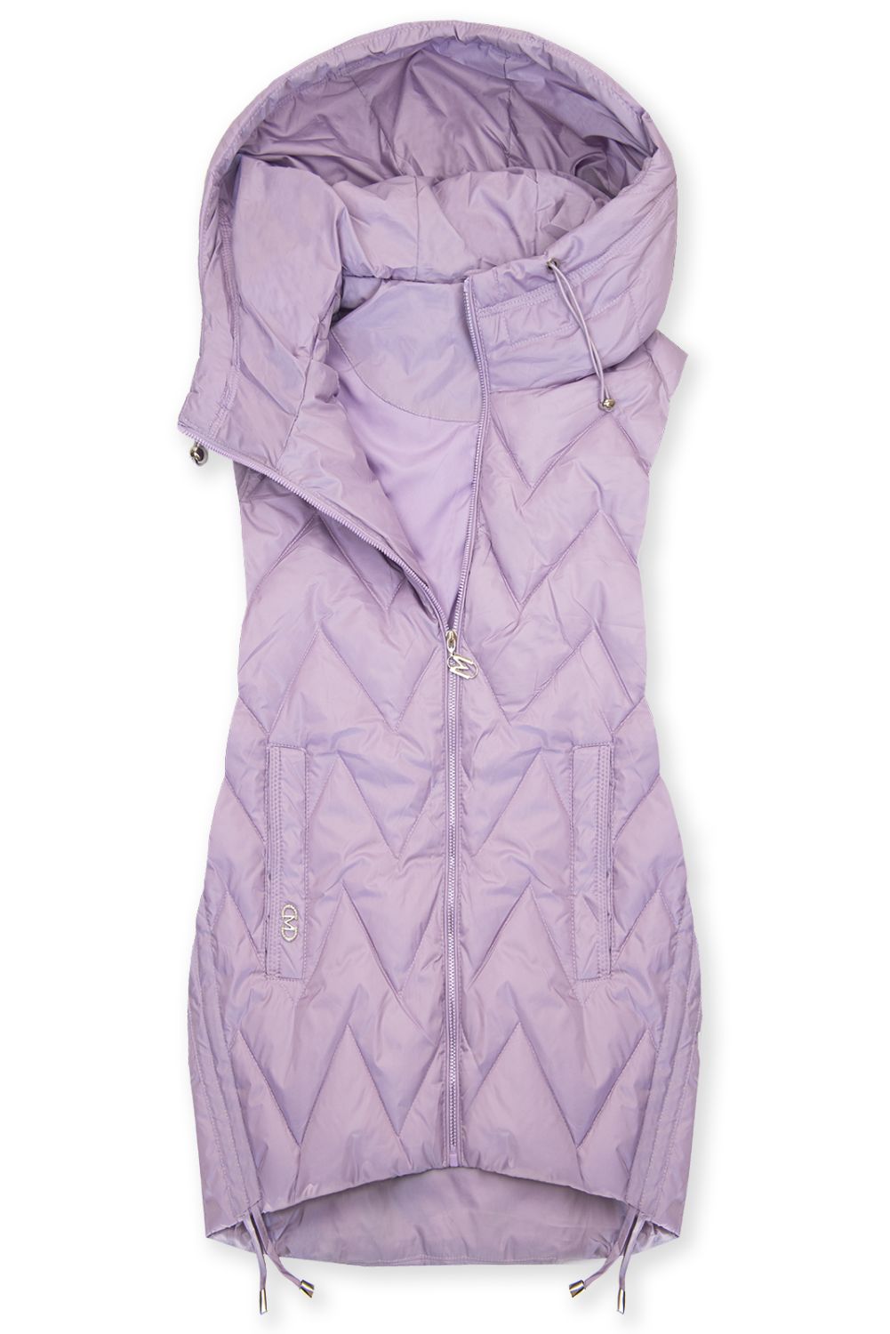 Svetlofialová predĺžená vesta