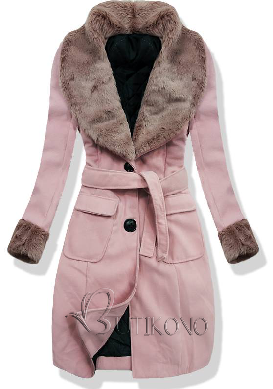 Ružový kabát 22153