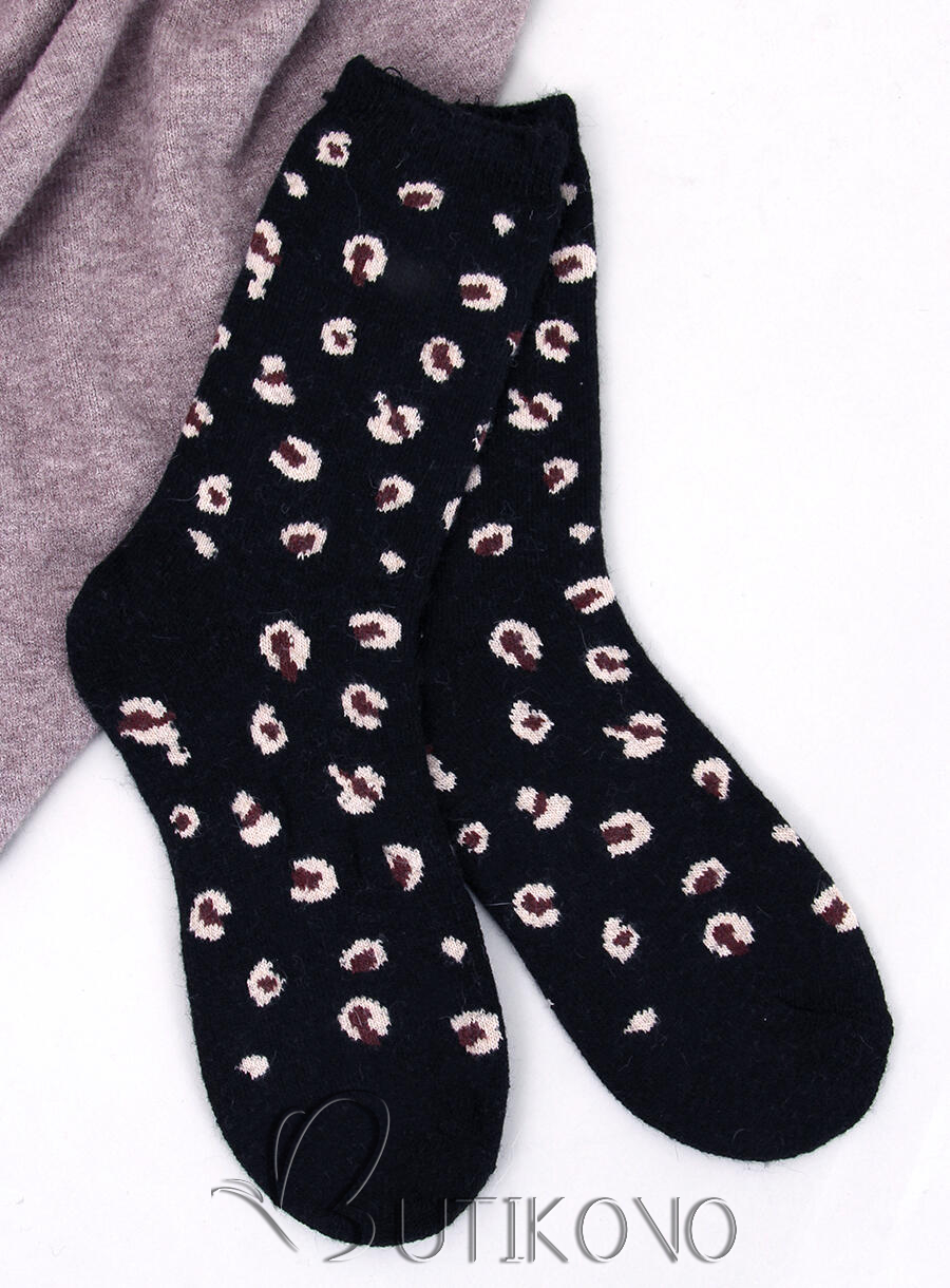 Dámske ponožky s leopardím vzorom 2 - 3 páry