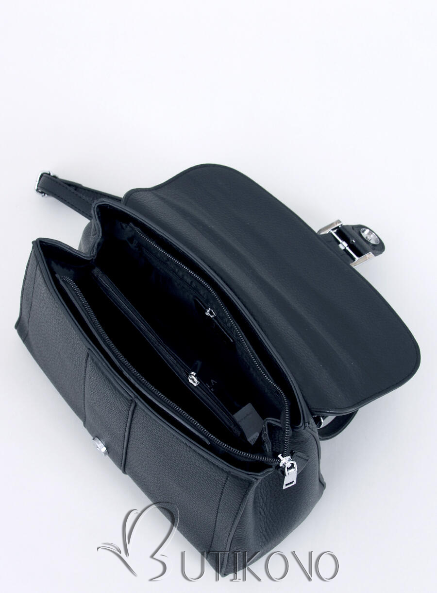 Čierna dámska elegantná kabelka