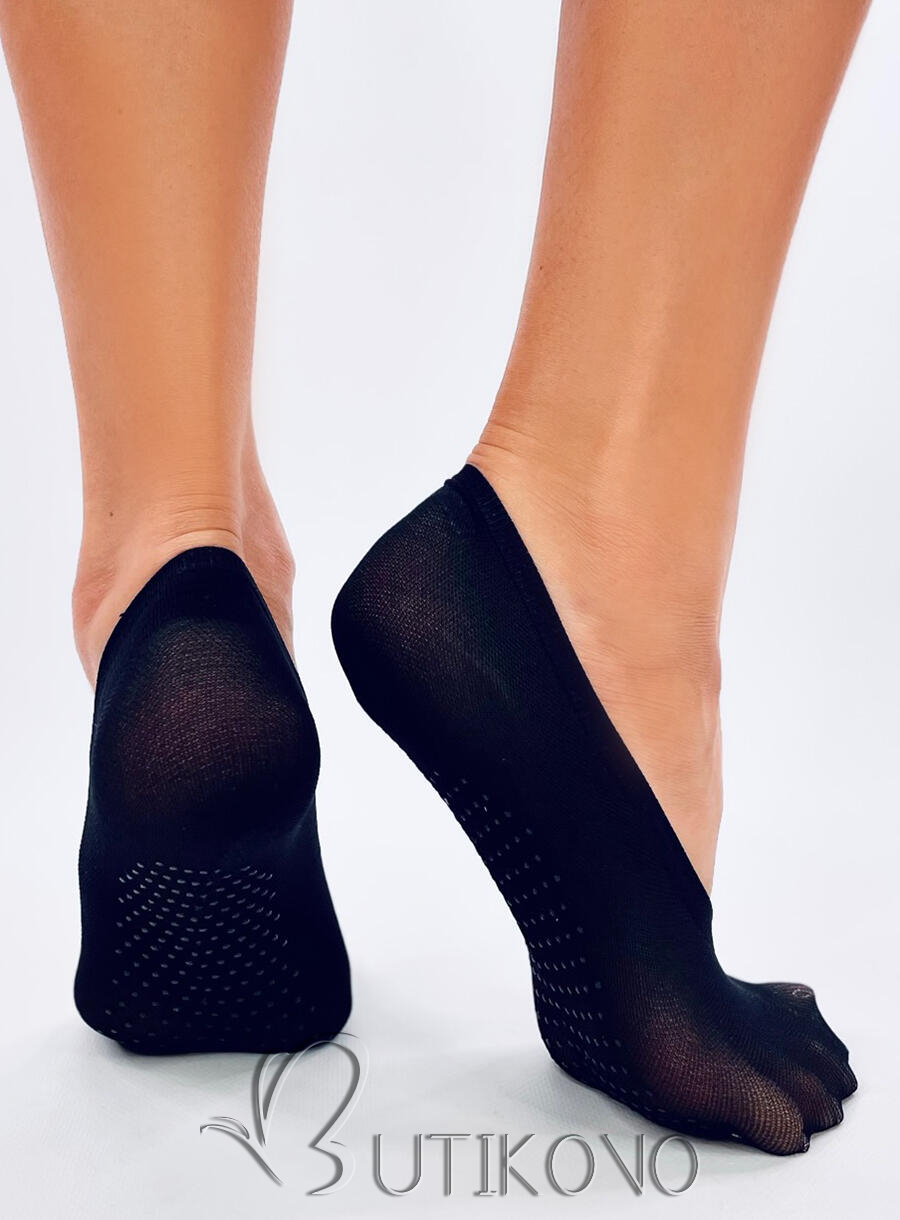 Ponožky do balerín čierne