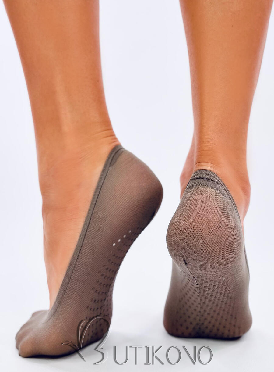 Ponožky do balerín sivé