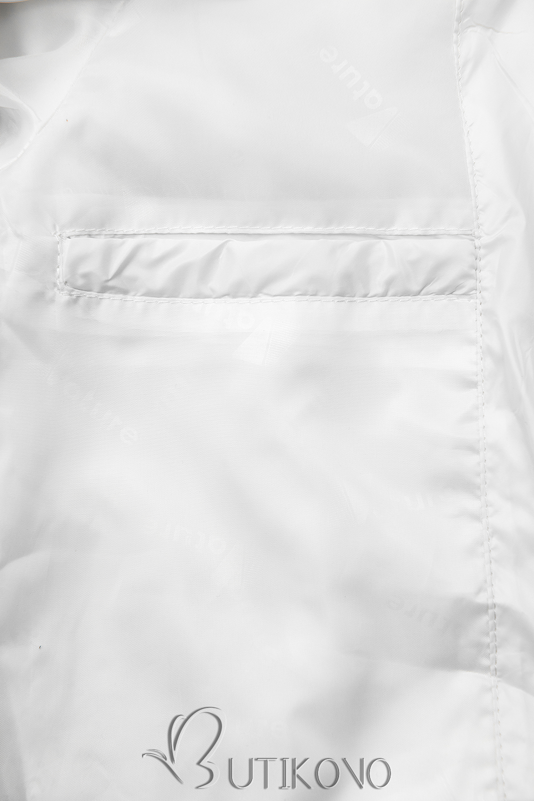 Biela ľahká prechodná bunda
