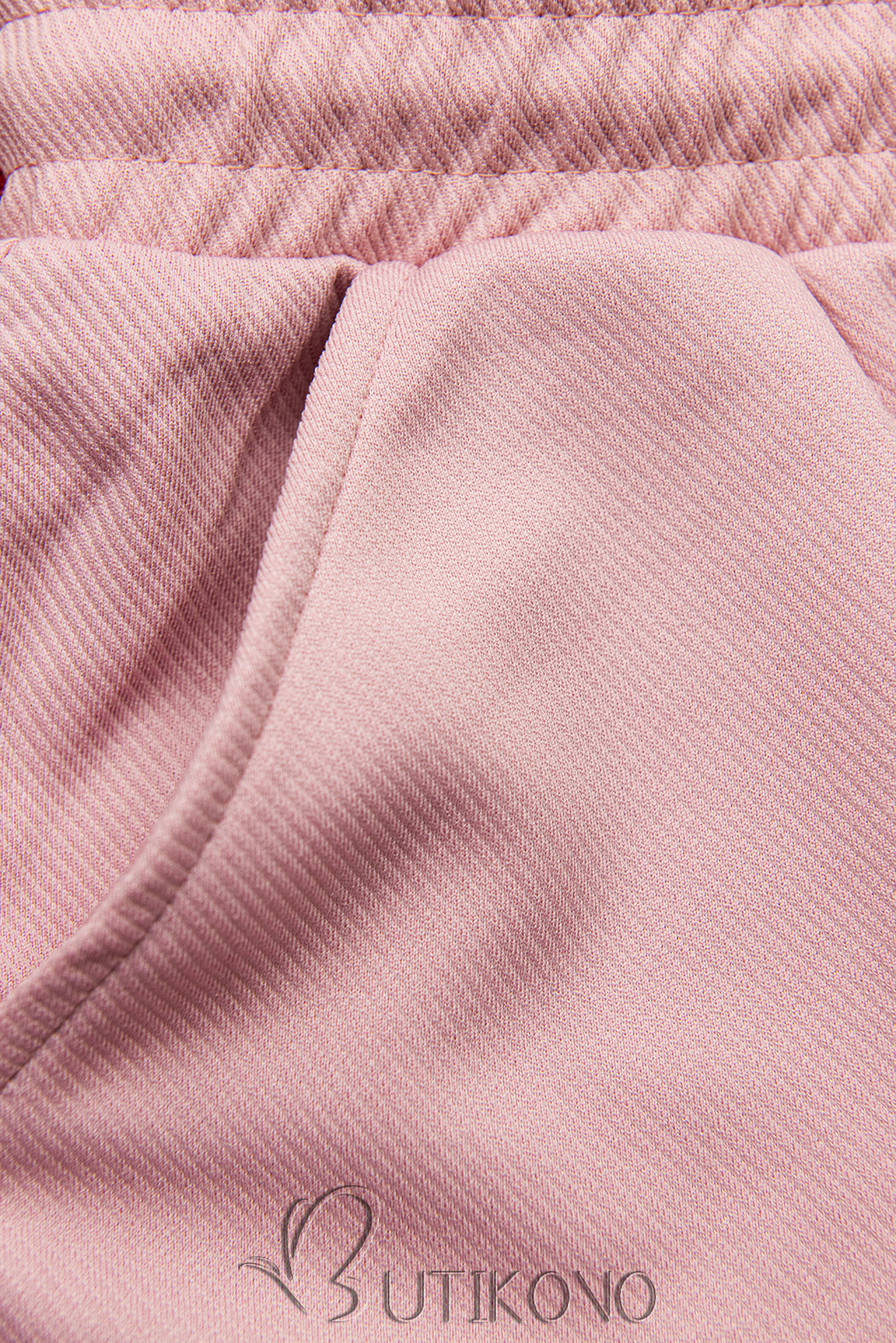 Ružové športové nohavice s vreckami