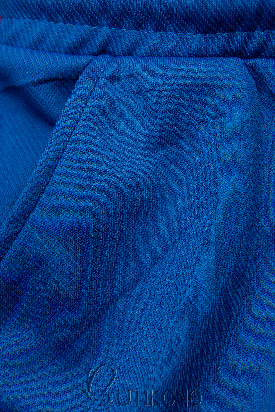 Kobaltovomodré športové nohavice s vreckami