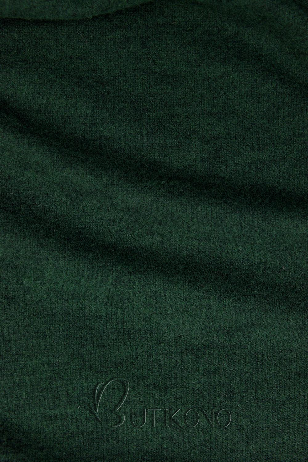 Zelené elegantné šaty v priliehavom strihu