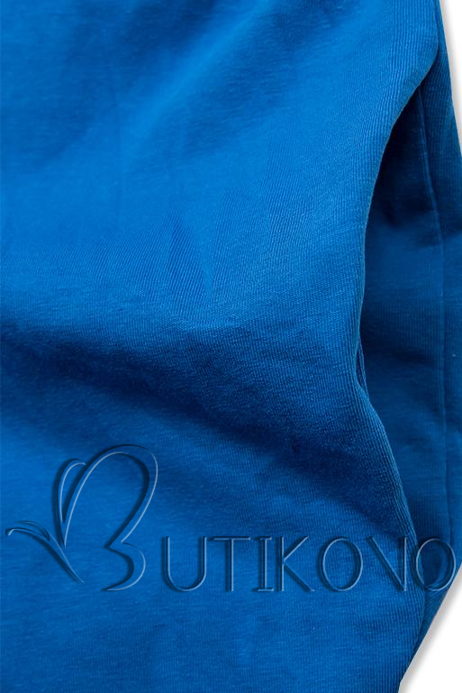 Tunika/Šaty s potlačou v kobaltovej farbe
