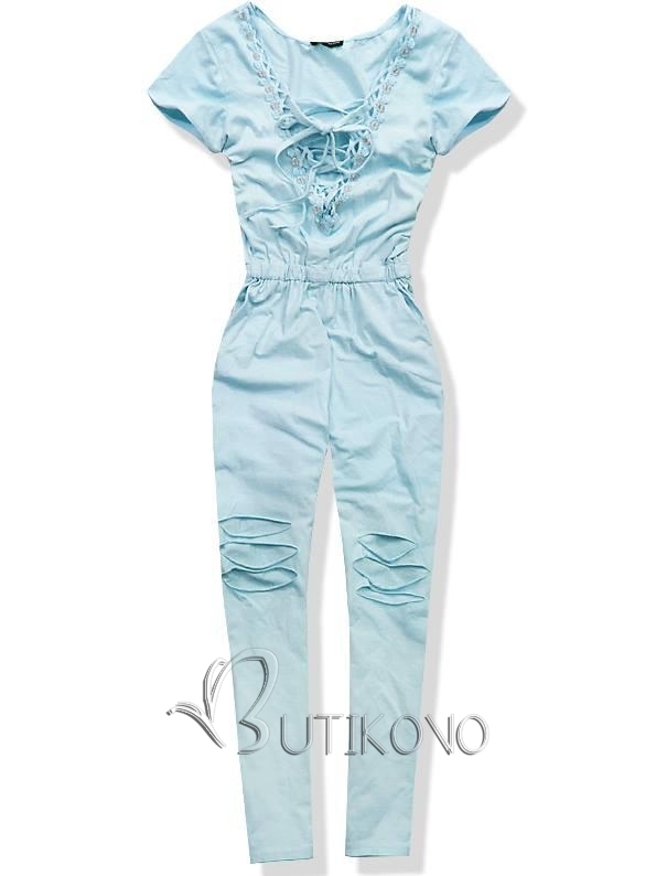 Baby blue overal 6707
