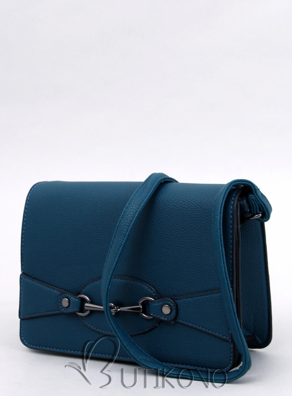 Modrá kabelka z ekokože