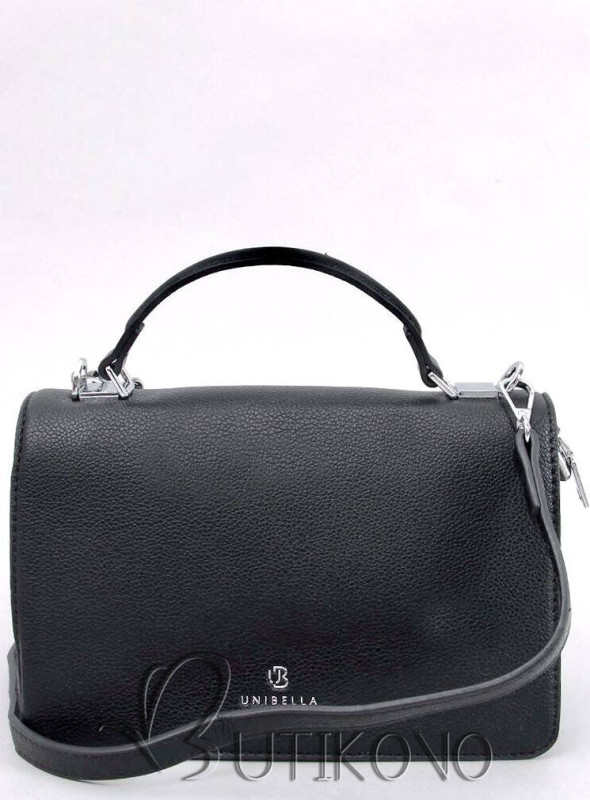Čierna klasická kufríková kabelka
