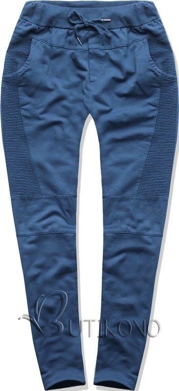 Jeans modré bavlnené nohavice