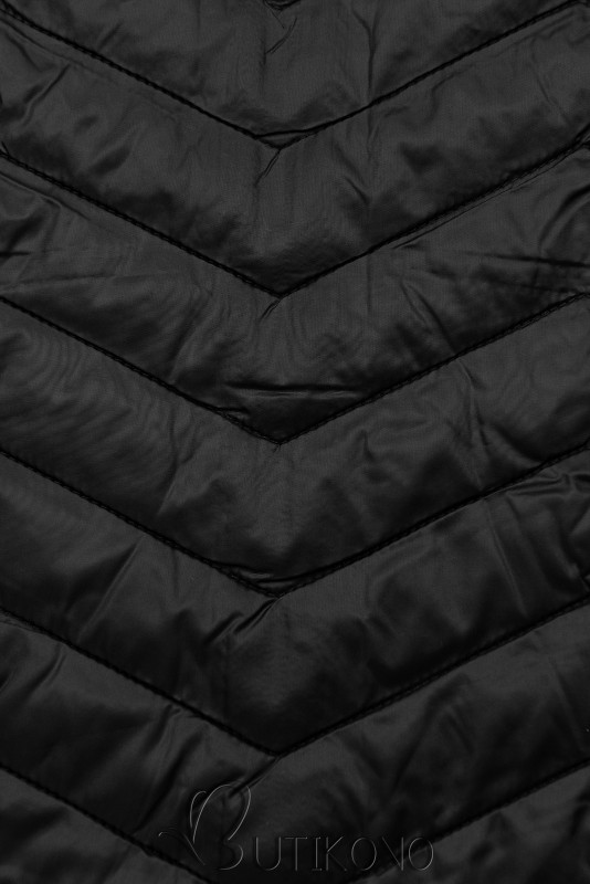 Ľahká prechodná bunda čierna