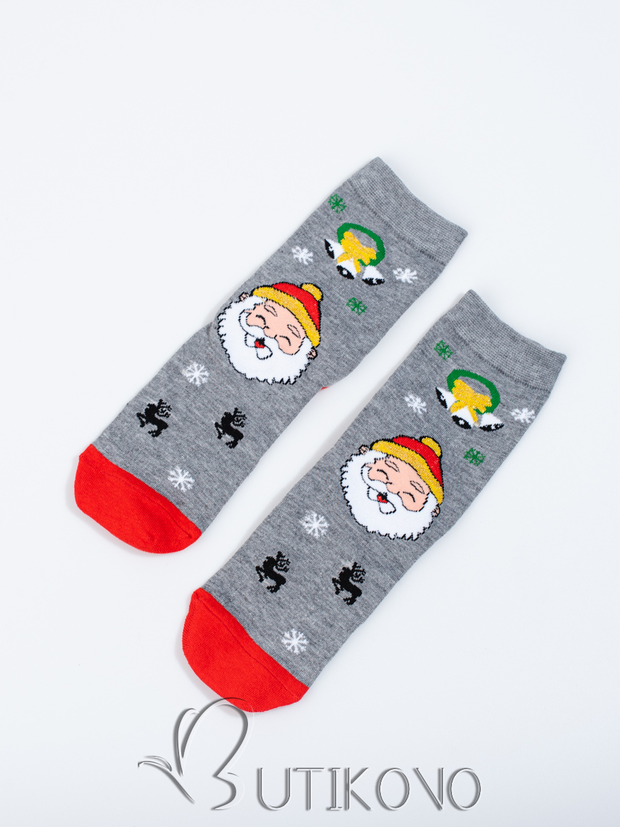 Vianočné ponožky v bombuli - 2 páry