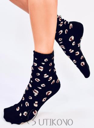 Dámske ponožky s leopardím vzorom 4 - 3 páry