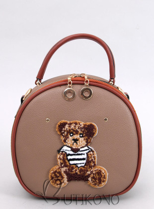Hnedá kufríková kabelka TEDDY