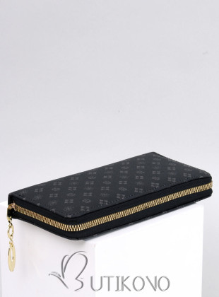 Dámska peňaženka so vzorom čierna